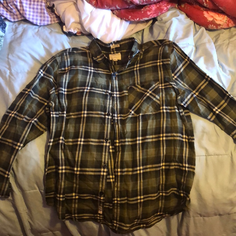 American eagle button down flannel